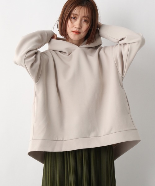 A part by（アパートバイ）の「SC＊ボンディングパーカー（その他トップス・レディース・アイボリー・MEDIUM/LARGE/XX-LARGE）」の6枚目の写真