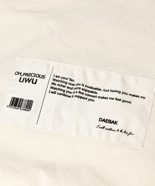 Heather（ヘザー）の「Heather推し活トートバッグ　257519（トートバッグ・レディース・ホワイト/ブルー/グリーン/イエロー/レッド・ONE SIZE）」の10枚目の写真