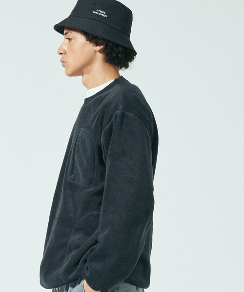 J.PRESS YORK STREET（ジェイプレスヨークストリート）の「【UNISEX】プルオーバーフリーストレーナー（スウェット・メンズ・ブラウン系/アイボリー系/ダルブルー系/パープル系・SMALL/MEDIUM/LARGE）」の4枚目の写真