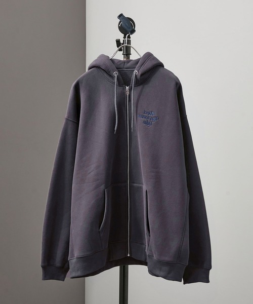 re_k by JUNRED（レクバイジュンレッド）の「re_k by JUNRED / バルーンスリーブBIGジップパーカー（パーカー・メンズ・ブラック系その他/グレー/モスグリーン・M/L/S）」の2枚目の写真