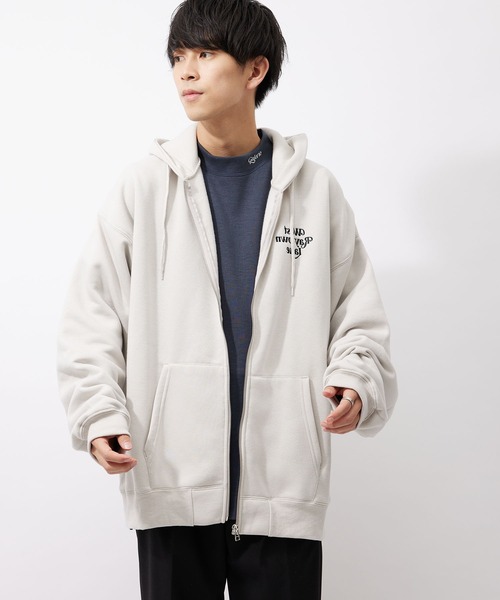 re_k by JUNRED（レクバイジュンレッド）の「re_k by JUNRED / バルーンスリーブBIGジップパーカー（パーカー・メンズ・ブラック系その他/グレー/モスグリーン・M/L/S）」の20枚目の写真