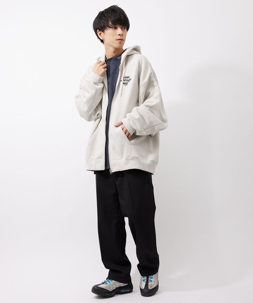 re_k by JUNRED（レクバイジュンレッド）の「re_k by JUNRED / バルーンスリーブBIGジップパーカー（パーカー・メンズ・ブラック系その他/グレー/モスグリーン・M/L/S）」の22枚目の写真