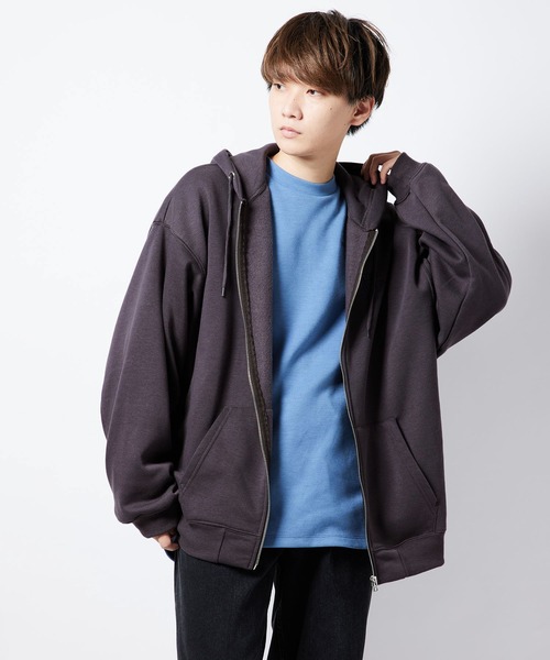 re_k by JUNRED（レクバイジュンレッド）の「re_k by JUNRED / バルーンスリーブBIGジップパーカー（パーカー・メンズ・ブラック系その他/グレー/モスグリーン・M/L/S）」の9枚目の写真