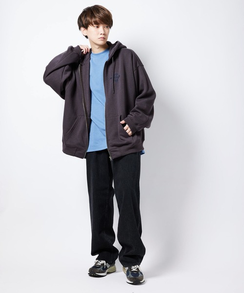 re_k by JUNRED（レクバイジュンレッド）の「re_k by JUNRED / バルーンスリーブBIGジップパーカー（パーカー・メンズ・ブラック系その他/グレー/モスグリーン・M/L/S）」の11枚目の写真