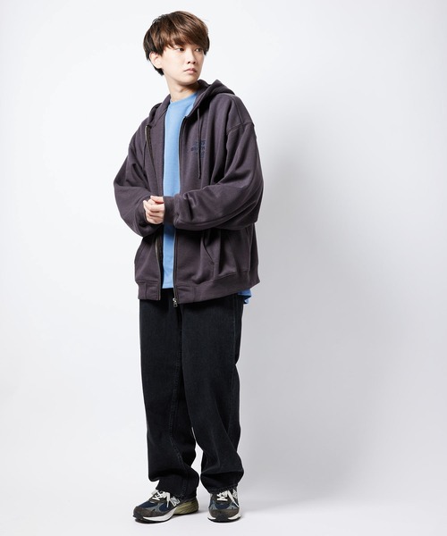 re_k by JUNRED（レクバイジュンレッド）の「re_k by JUNRED / バルーンスリーブBIGジップパーカー（パーカー・メンズ・ブラック系その他/グレー/モスグリーン・M/L/S）」の12枚目の写真