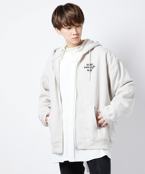 re_k by JUNRED（レクバイジュンレッド）の「re_k by JUNRED / バルーンスリーブBIGジップパーカー（パーカー・メンズ・ブラック系その他/グレー/モスグリーン・M/L/S）」の5枚目の写真