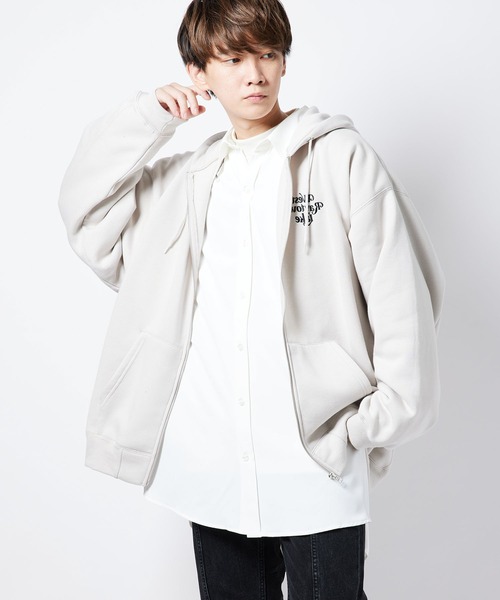 re_k by JUNRED（レクバイジュンレッド）の「re_k by JUNRED / バルーンスリーブBIGジップパーカー（パーカー・メンズ・ブラック系その他/グレー/モスグリーン・M/L/S）」の6枚目の写真