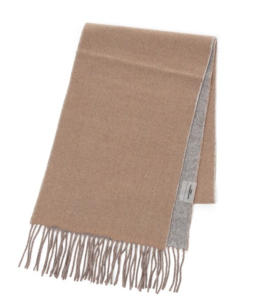 niko and...（ニコアンド）の「ウールカシミヤリバーマフラー（マフラー・メンズ・ベージュ/ブラウン/グレー/ブルー/ブラック・FREE）」の13枚目の写真