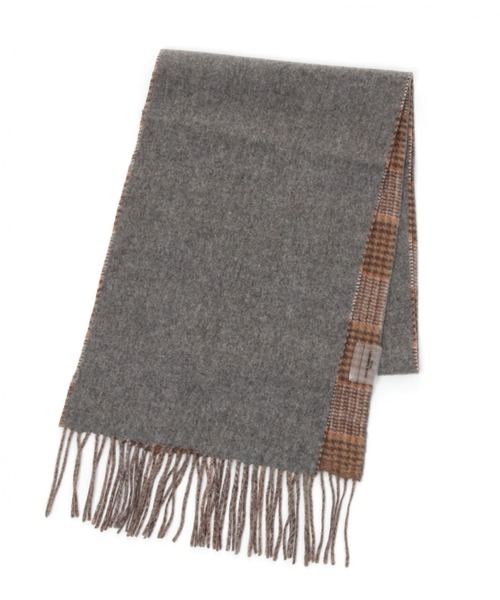 niko and...（ニコアンド）の「ウールカシミヤリバーマフラー（マフラー・メンズ・ベージュ/ブラウン/グレー/ブルー/ブラック・FREE）」の17枚目の写真