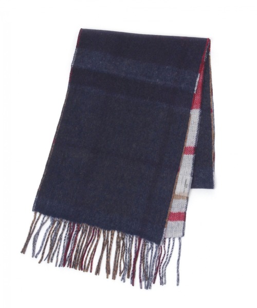 niko and...（ニコアンド）の「ウールカシミヤリバーマフラー（マフラー・メンズ・ベージュ/ブラウン/グレー/ブルー/ブラック・FREE）」の7枚目の写真