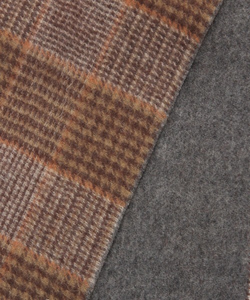 niko and...（ニコアンド）の「ウールカシミヤリバーマフラー（マフラー・メンズ・ベージュ/ブラウン/グレー/ブルー/ブラック・FREE）」の11枚目の写真