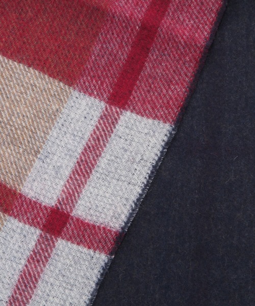 niko and...（ニコアンド）の「ウールカシミヤリバーマフラー（マフラー・メンズ・ベージュ/ブラウン/グレー/ブルー/ブラック・FREE）」の14枚目の写真