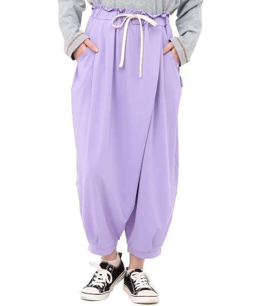 チチカカ（チチカカ）の「吸汗速乾ハイストレッチタイ風パンツ（その他パンツ・レディース・ブラック/パープル/その他1・FREE）」の9枚目の写真