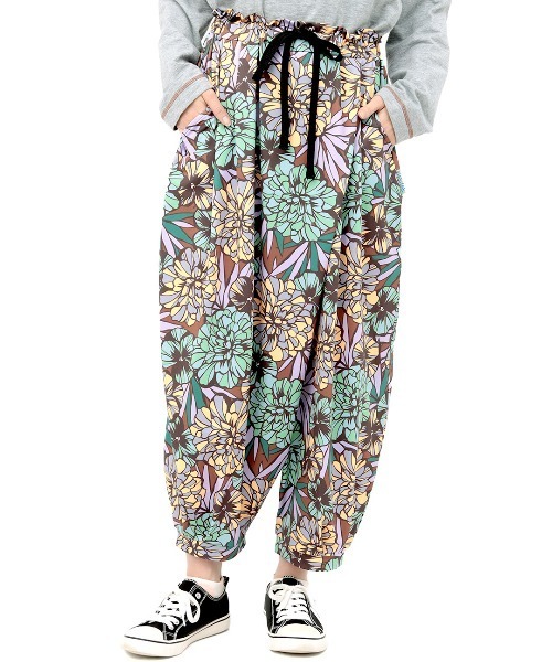 チチカカ（チチカカ）の「吸汗速乾ハイストレッチタイ風パンツ（その他パンツ・レディース・ブラック/パープル/その他1・FREE）」の10枚目の写真