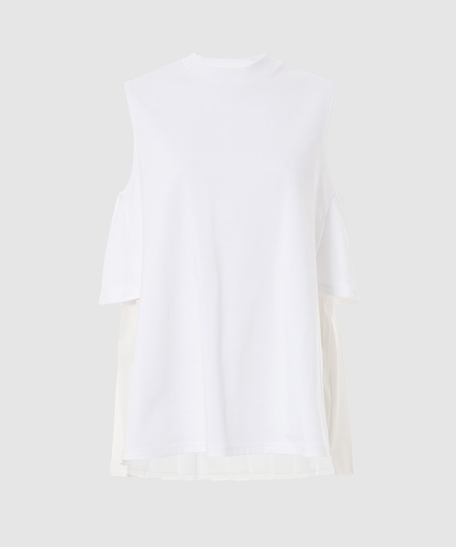 EZUMi(エズミ)の「CUT&SEWN(Tシャツ/カットソー・レディース・ホワイト/ブラック・FREE)」の1枚目の写真