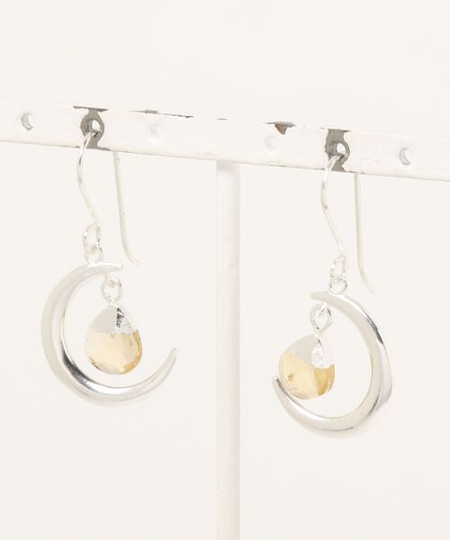 チャイハネ（チャイハネ）の「【チャイハネ】ムーンフェーズピアス（ピアス（両耳用）・レディース・グリーン/オレンジ/その他/ライトピンク/ケリーグリーン/クリア/ライトイエロー/パープル/アクア・FREE）」の6枚目の写真