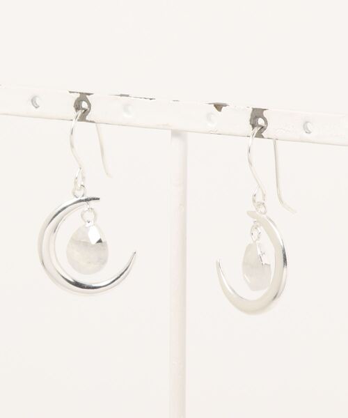 チャイハネ（チャイハネ）の「【チャイハネ】ムーンフェーズピアス（ピアス（両耳用）・レディース・グリーン/オレンジ/その他/ライトピンク/ケリーグリーン/クリア/ライトイエロー/パープル/アクア・FREE）」の8枚目の写真