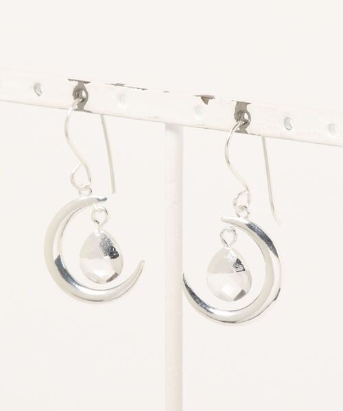 チャイハネ（チャイハネ）の「【チャイハネ】ムーンフェーズピアス（ピアス（両耳用）・レディース・グリーン/オレンジ/その他/ライトピンク/ケリーグリーン/クリア/ライトイエロー/パープル/アクア・FREE）」の11枚目の写真