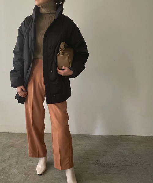 210nouve（トゥージュヌーブ）の「ファイバーダウンスタンドカラージャケット（ダウンジャケット/コート・レディース・ホワイト/ブラック/モカ・FREE）」の17枚目の写真