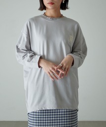 KANGOL EXTRA COMFORT | 【KANGOL EXTRA COMFORT(カンゴール エクストラコンフォート)】後ろタック Kロゴ刺繍ビックシルエットチュニック(チュニック)