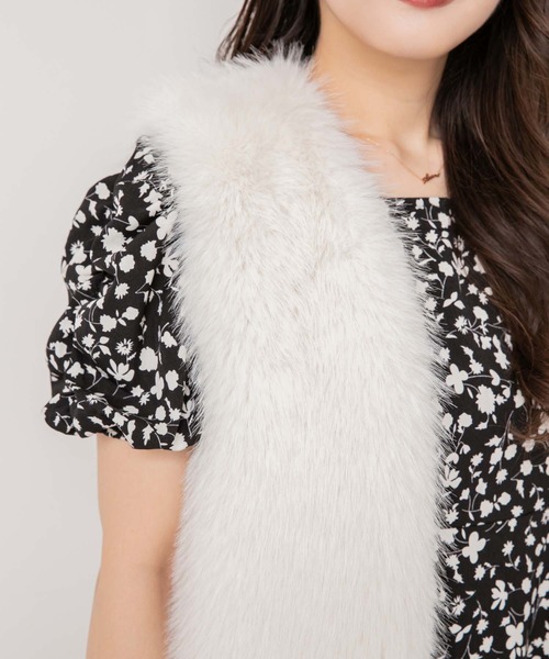 fifth(フィフス)の「ファーベスト(ベスト・レディース・ブラック/グレー/アイボリー・MEDIUM)」の5枚目の写真