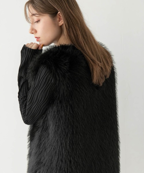 fifth(フィフス)の「ファーベスト(ベスト・レディース・ブラック/グレー/アイボリー・MEDIUM)」の12枚目の写真