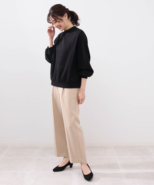 DRESKIP(ドレスキップ)の「◆ショルダータックカットソー(Tシャツ/カットソー・レディース・オフホワイト/ブラック/グリーン/サンドベージュ・02/03/04)」の14枚目の写真