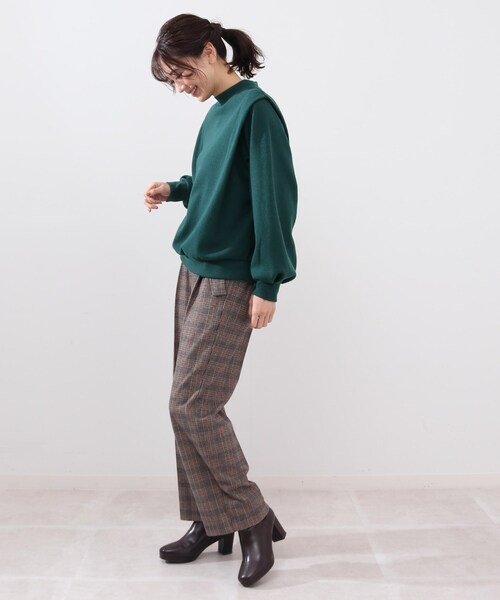 DRESKIP(ドレスキップ)の「◆ショルダータックカットソー(Tシャツ/カットソー・レディース・オフホワイト/ブラック/グリーン/サンドベージュ・02/03/04)」の15枚目の写真