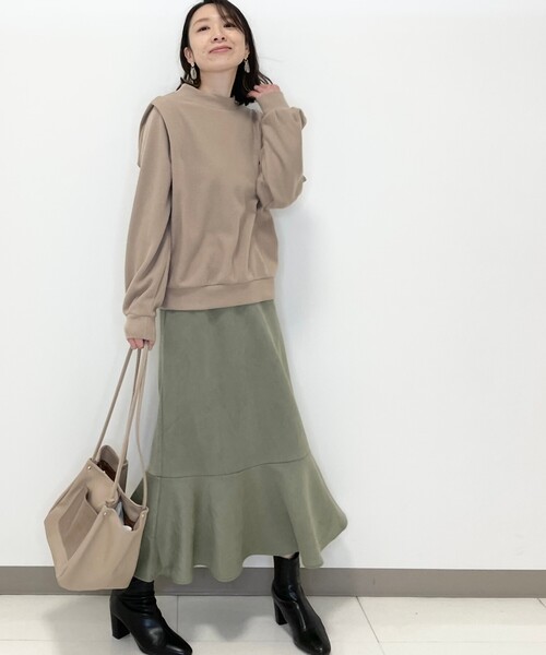 DRESKIP(ドレスキップ)の「◆ショルダータックカットソー(Tシャツ/カットソー・レディース・オフホワイト/ブラック/グリーン/サンドベージュ・02/03/04)」の22枚目の写真