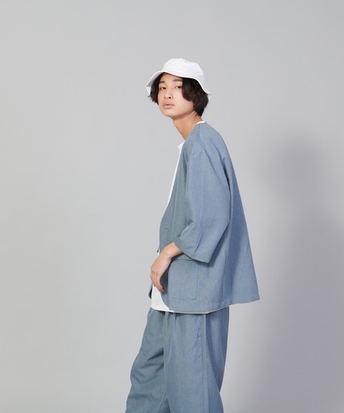 【UNIIT/ユニット】テックリネンノーカラージャケット（ノーカラージャケット）｜UNIIT（ユニット）