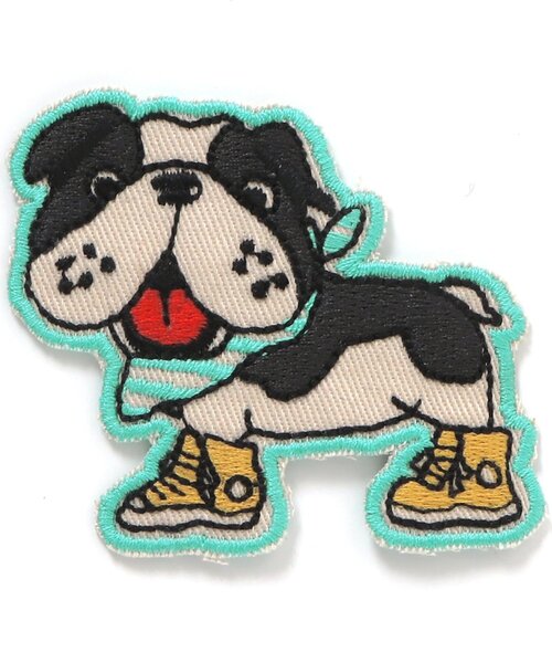 BREEZE（ブリーズ）の「バラエティアイロン刺繍ワッペン（その他雑貨・キッズ・カーキ/チャコール/レッド/ブラック/パープル/イエロー/グリーン/ブルー/ベージュ/ネイビー/オレンジ・FREE）」の3枚目の写真