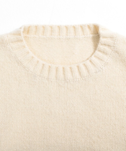 Felt-Maglietta（フェルトマリエッタ）の「もっちり柔らかサイドスリットプルオーバーニット（ニット/セーター・レディース・アイボリー・FREE）」の12枚目の写真