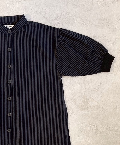 HOGAN RANCH WEAR（ホーガンランチウエア）の「サッカークルーネックワンピース（90～140cm）（ワンピース・キッズ・ブルー/チャコール・90/100/110/120/130/140）」の3枚目の写真