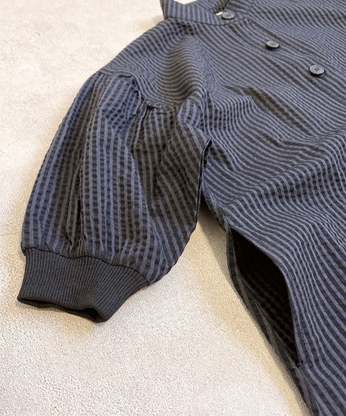 HOGAN RANCH WEAR（ホーガンランチウエア）の「サッカークルーネックワンピース（90～140cm）（ワンピース・キッズ・ブルー/チャコール・90/100/110/120/130/140）」の6枚目の写真