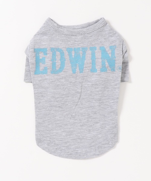 EDWIN（エドウィン）の「EDWIN/ビッグロゴTシャツ（ペットウェア・メンズ・ホワイト/グレー・2L/3L/S/M/L/XS）」の7枚目の写真