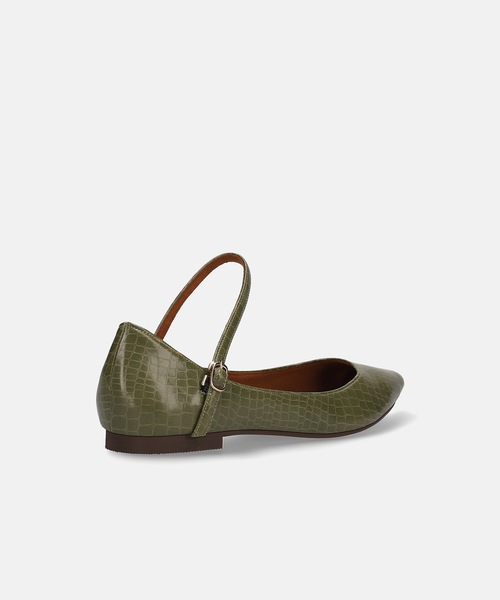 MAMIAN（マミアン）の「【ZOZOTOWN限定アイテム】ストラップデザイン 甲浅フラットパンプス（パンプス・レディース・ブラック/シルバー/レッド/ブラック系その他/ブラック系その他2/ワイン/チャコールグレー/オリーブ/ワインレッド・23.5cm/24.0cm/22.5cm/24.5cm/23.0cm/25.0cm）」の13枚目の写真