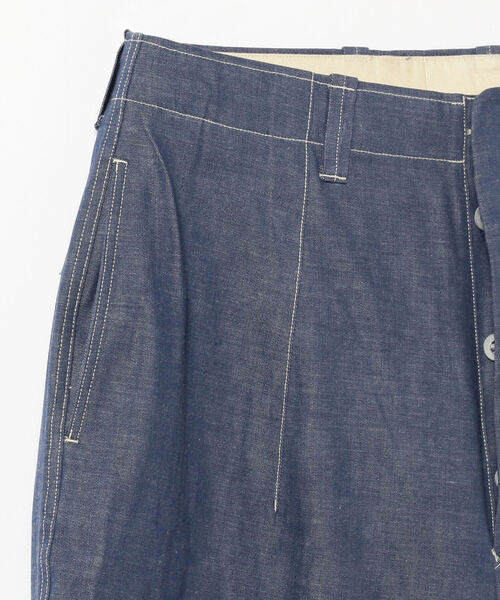 HAVERSACK（ハバーザック）の「HAVERSACK / ハイウェストデニムワイドトラウザー（その他パンツ・メンズ・ブルー・MEDIUM）」の6枚目の写真