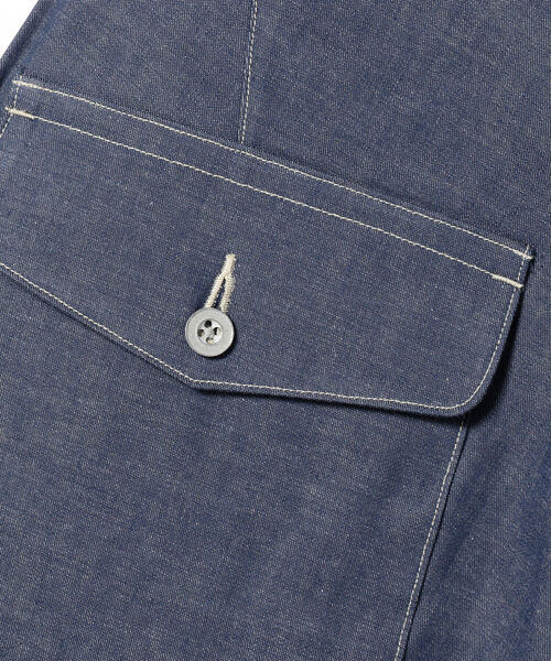 HAVERSACK（ハバーザック）の「HAVERSACK / ハイウェストデニムワイドトラウザー（その他パンツ・メンズ・ブルー・MEDIUM）」の2枚目の写真