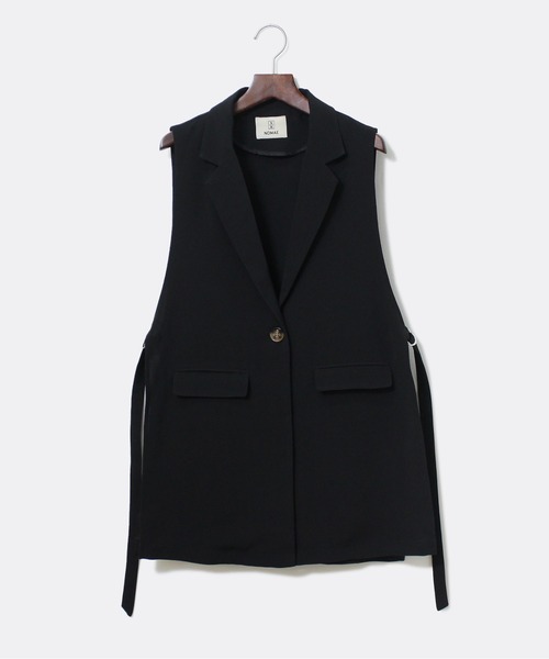 NOMAE（ノーマエ）の「テーラードジレ（テーラードジャケット・レディース・ホワイト/ブラック/ベージュ・FREE）」の11枚目の写真