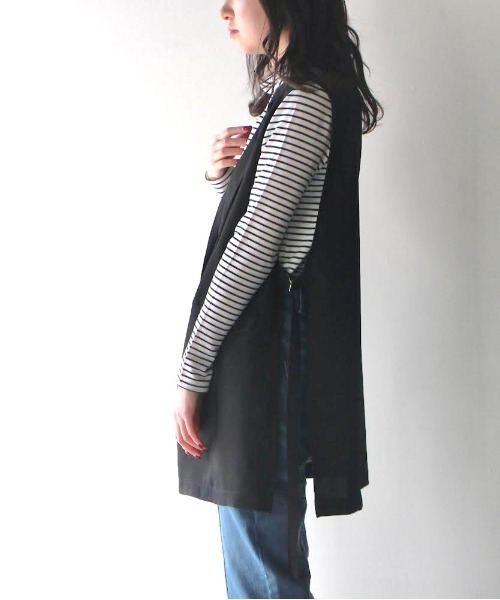 NOMAE（ノーマエ）の「テーラードジレ（テーラードジャケット・レディース・ホワイト/ブラック/ベージュ・FREE）」の12枚目の写真