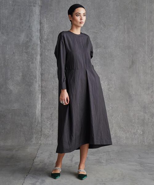 Drawer(ドゥロワー)の「<T-mat Masaki-Paris × Drawer> LS DRESS(ワンピース・レディース・ブラック・1)」の14枚目の写真
