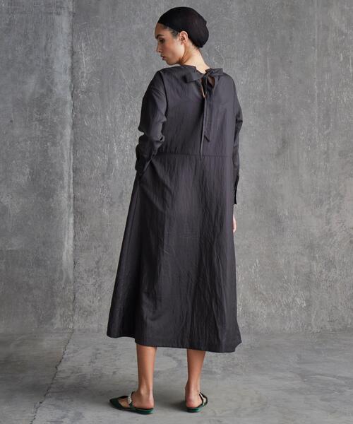 Drawer(ドゥロワー)の「<T-mat Masaki-Paris × Drawer> LS DRESS(ワンピース・レディース・ブラック・1)」の12枚目の写真