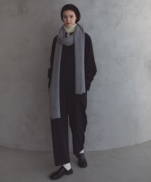 Aunt Marie's(アントマリーズ)の「バンドカラーオールインワン(つなぎ/オールインワン・レディース・ブラック/アイボリー/チャコールグレー/ブラウン・FREE)」の12枚目の写真