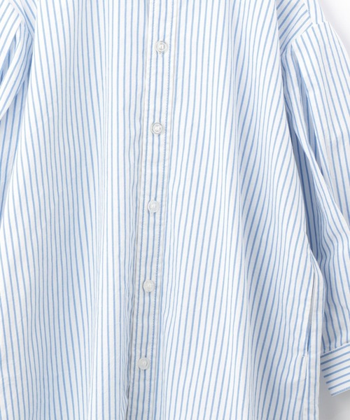 LOWRYS FARM（ローリーズファーム）の「ストライプシャツワンピース　262972（シャツワンピース・キッズ・ブルー/アイボリー・110cm/120cm/130cm/140cm/150cm）」の7枚目の写真