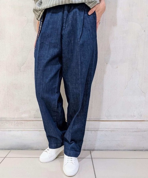 BEARDSLEY（ビアズリー）の「ルーズデニムパンツ（その他パンツ・レディース・インディゴブルー・FREE）」の6枚目の写真