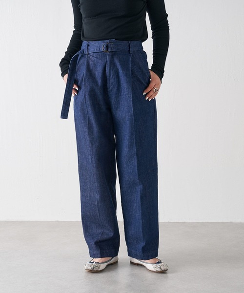 BEARDSLEY（ビアズリー）の「ルーズデニムパンツ（その他パンツ・レディース・インディゴブルー・FREE）」の11枚目の写真