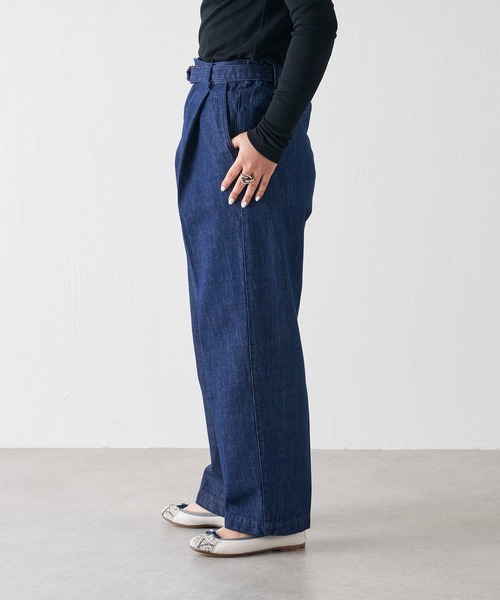BEARDSLEY（ビアズリー）の「ルーズデニムパンツ（その他パンツ・レディース・インディゴブルー・FREE）」の10枚目の写真