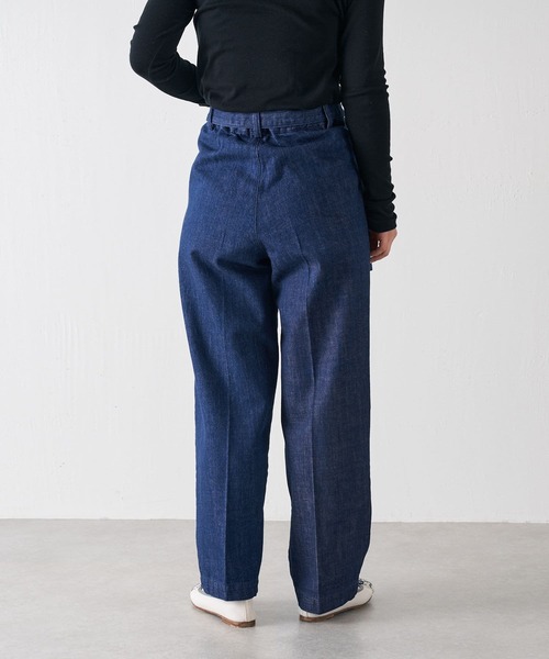 BEARDSLEY（ビアズリー）の「ルーズデニムパンツ（その他パンツ・レディース・インディゴブルー・FREE）」の9枚目の写真