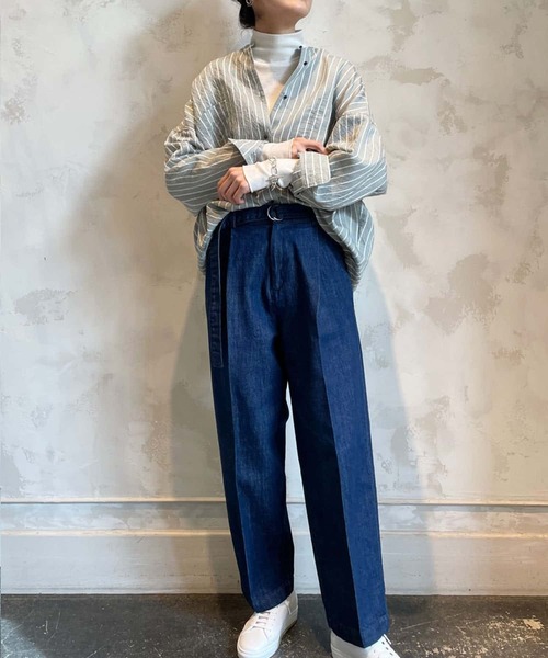 BEARDSLEY（ビアズリー）の「ルーズデニムパンツ（その他パンツ・レディース・インディゴブルー・FREE）」の16枚目の写真