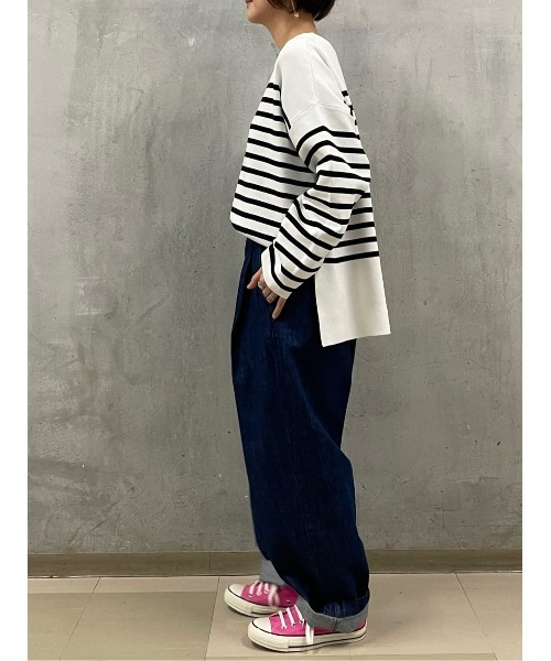 BEARDSLEY（ビアズリー）の「ルーズデニムパンツ（その他パンツ・レディース・インディゴブルー・FREE）」の15枚目の写真